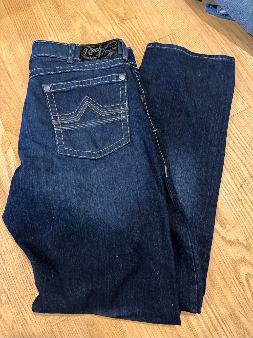 Wrangler Indigo Straight Leg Jeans